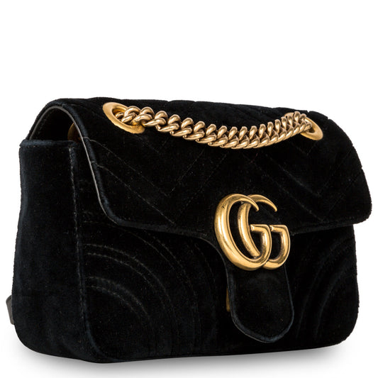 Gucci GG Marmont Velvet Mini Handbag