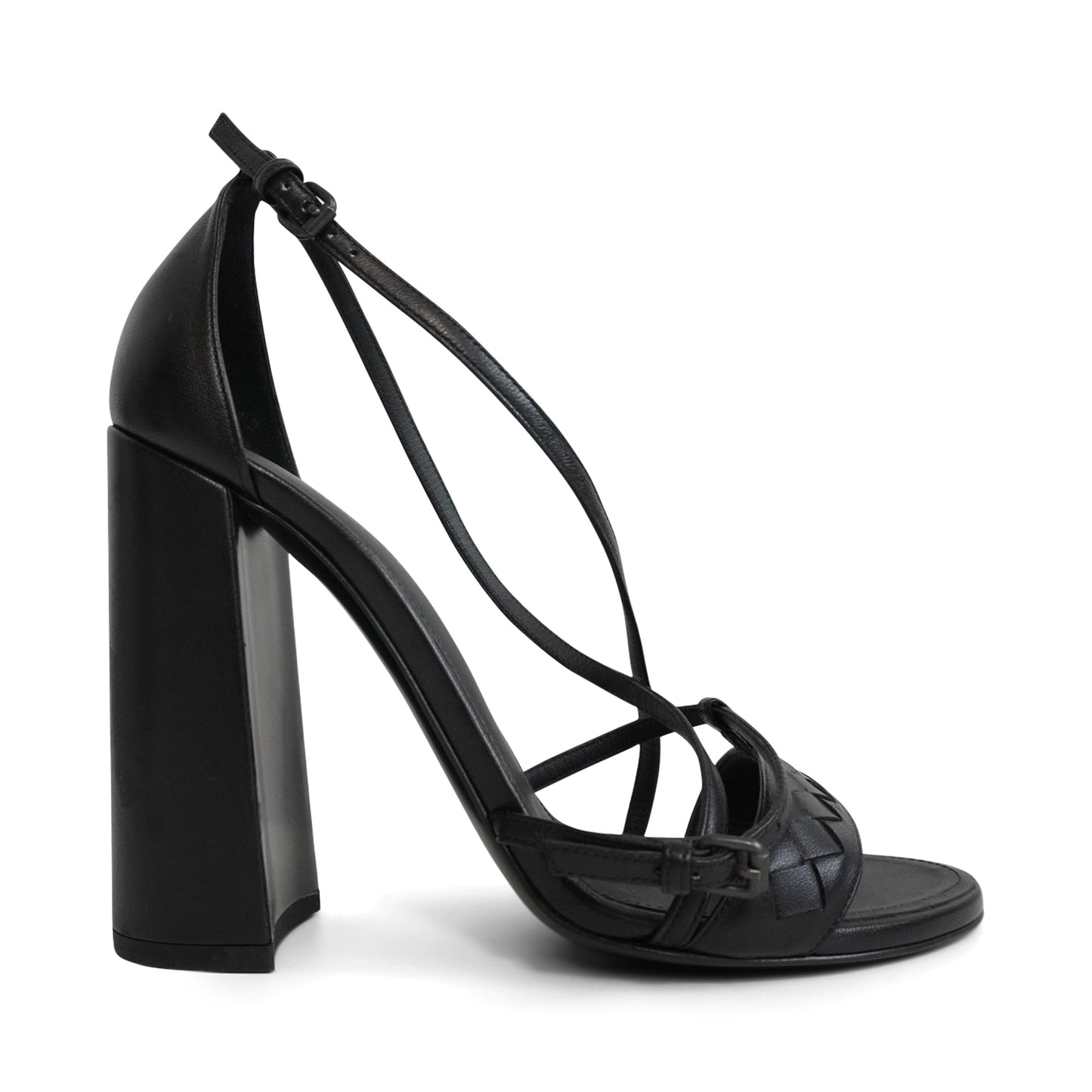 Bottega Veneta Block Heel Sandals - Women's 38