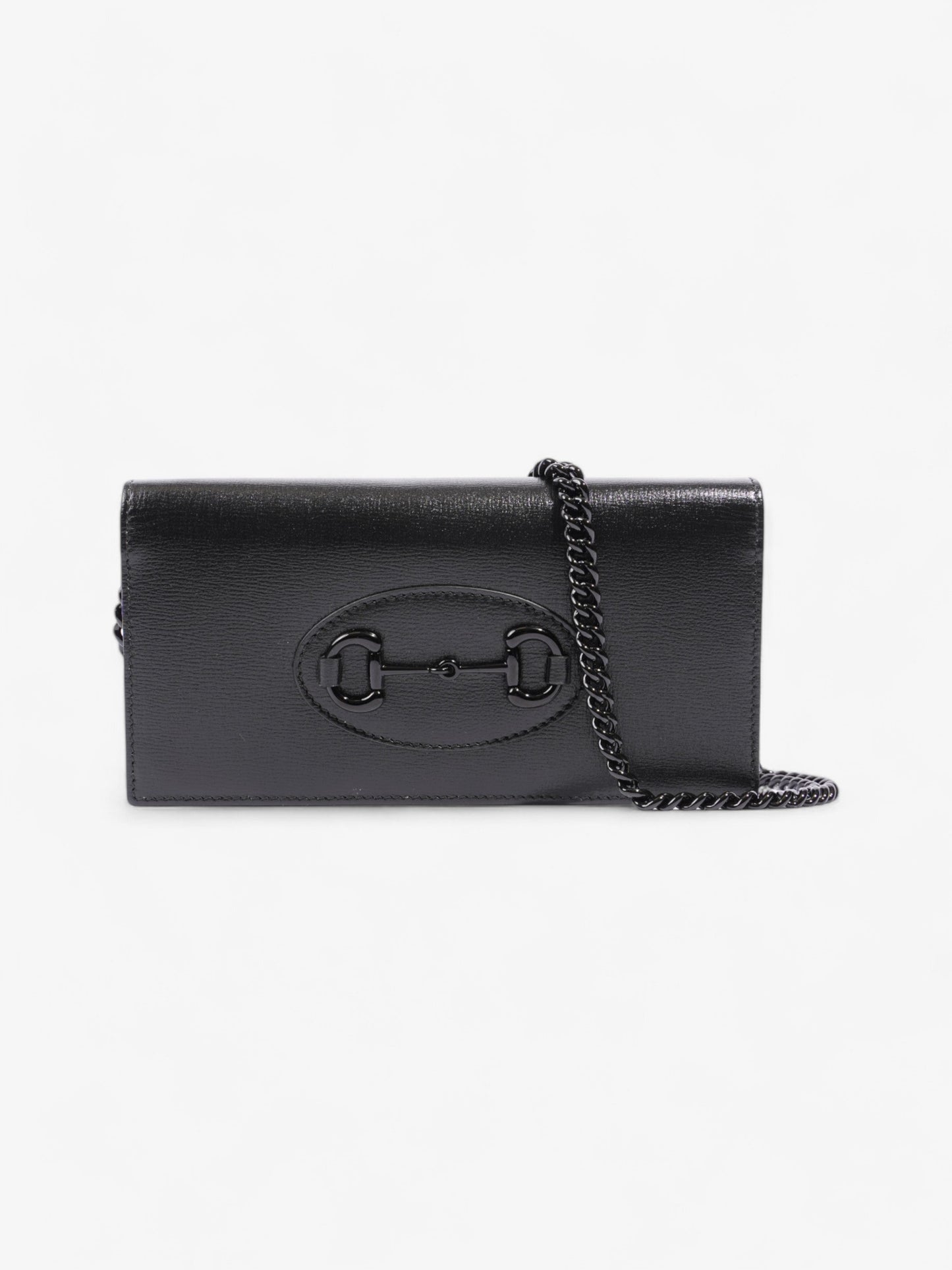 Gucci Horsebit 1955 Wallet on Chain Black Leather