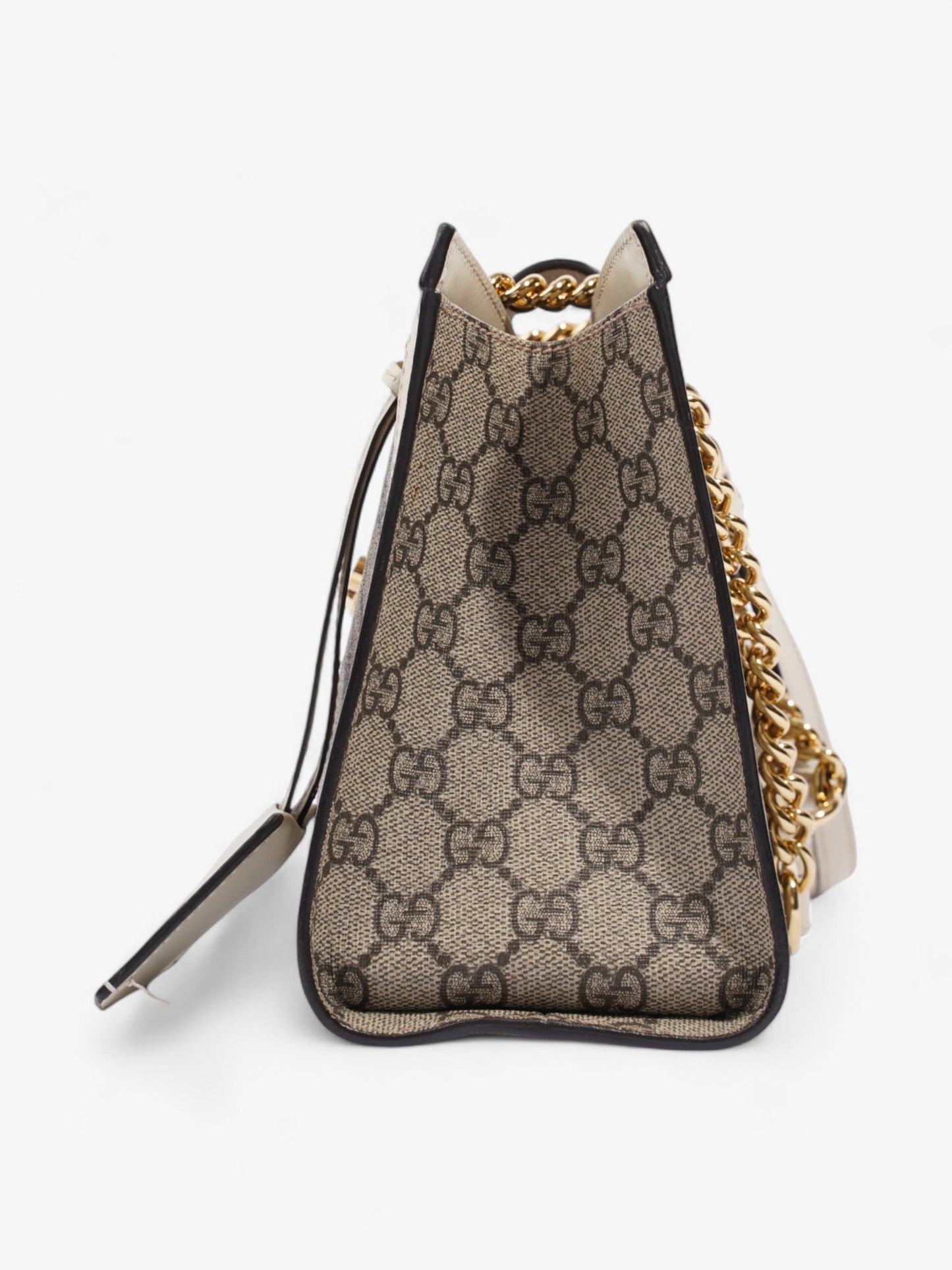 Gucci Padlock GG GG Supreme / White Coated Canvas Small