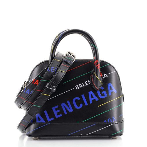 BALENCIAGA VILLE XXS LOGO BAG