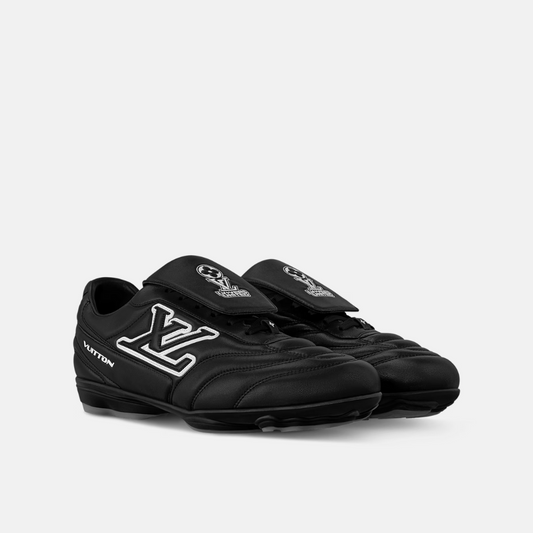 Black Footprint Soccer Sneaker Designer Sneakers for Men