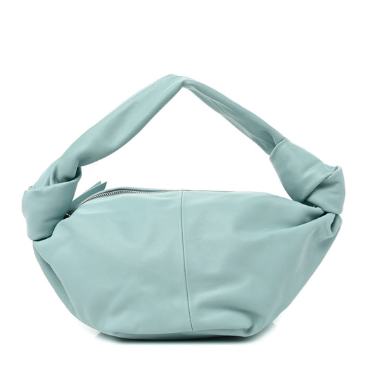 BOTTEGA VENETA CALFSKIN LEATHER DOUBLE KNOT MINI BAG