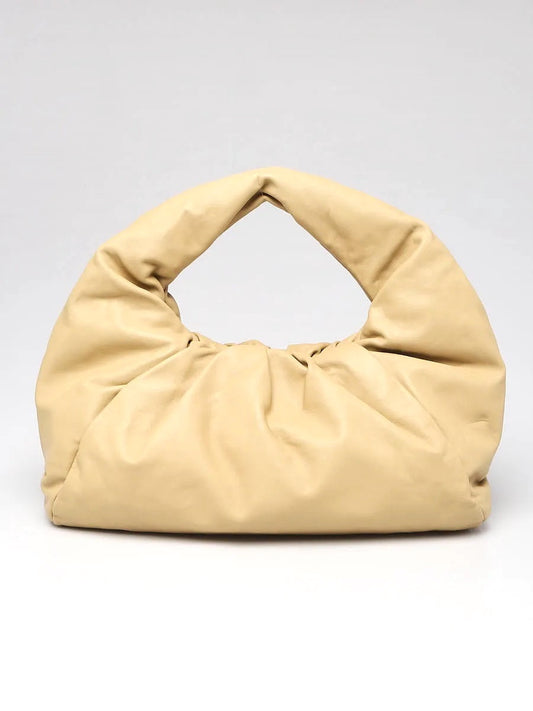 BOTTEGA VENETA CALFSKIN LEATHER THE POUCH SHOULDER BAG