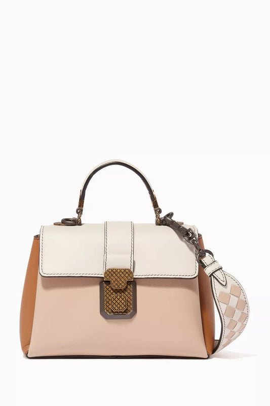 BOTTEGA VENETA NAPPA LEATHER MINI PIAZZA BAG