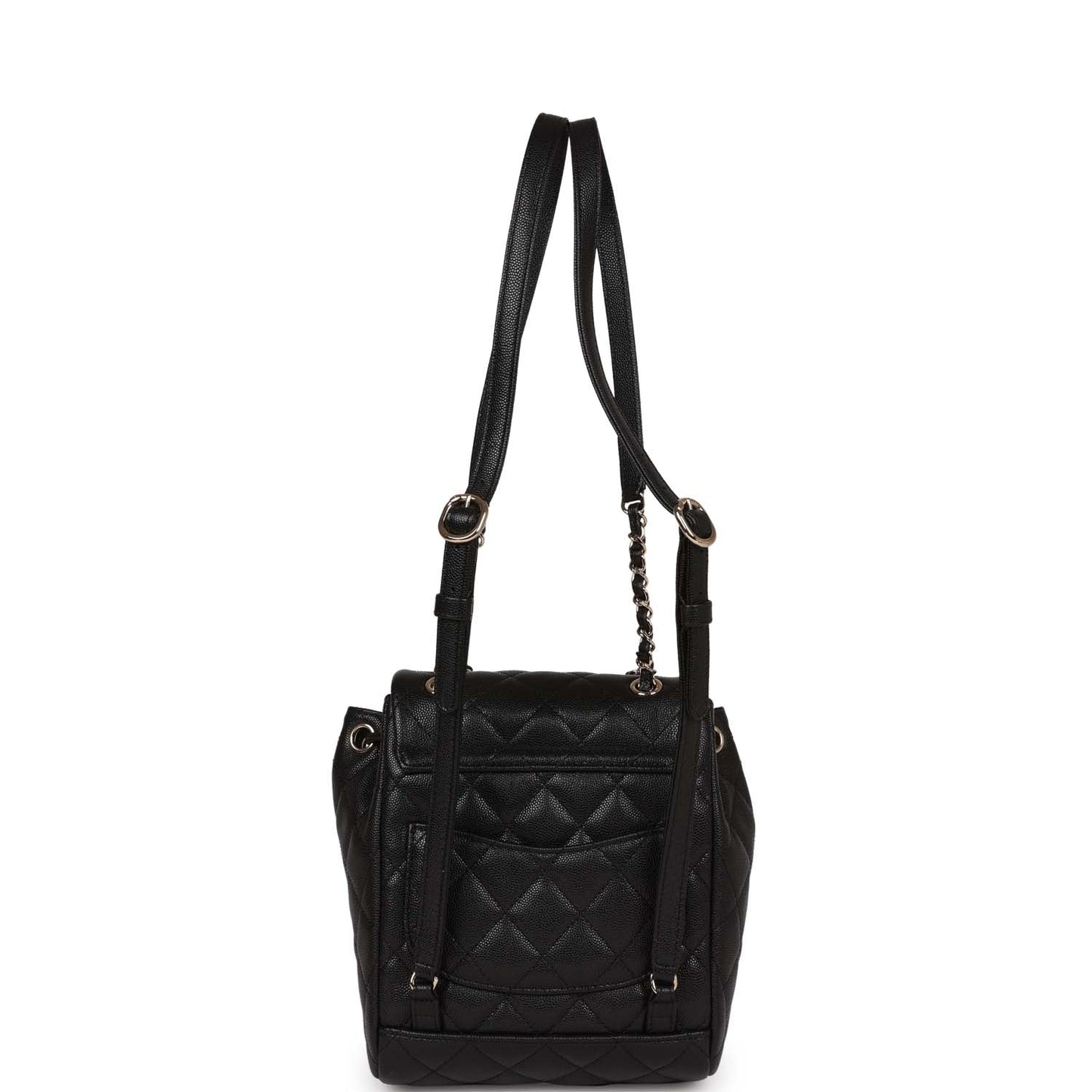 Chanel Mini Urban Spirit Backpack Black Caviar Gold Hardware