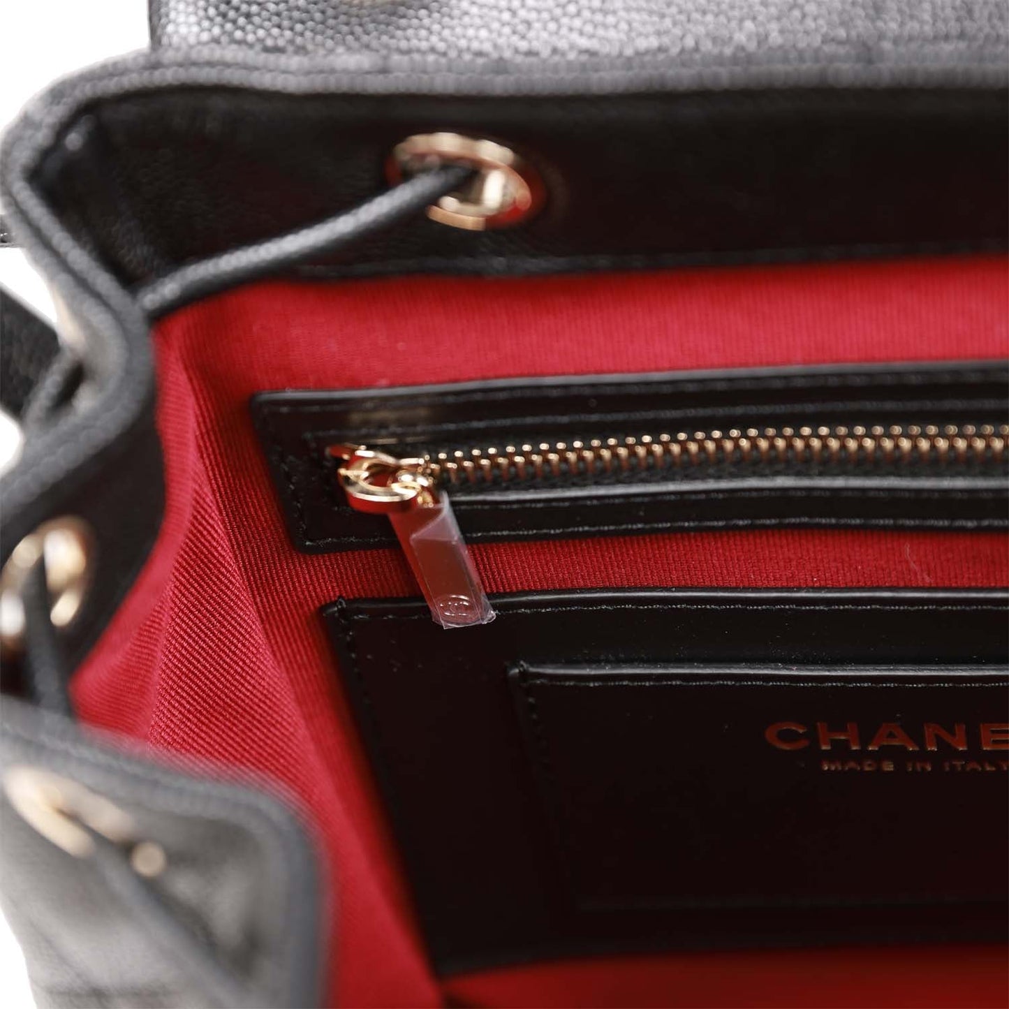 Chanel Mini Urban Spirit Backpack Black Caviar Gold Hardware