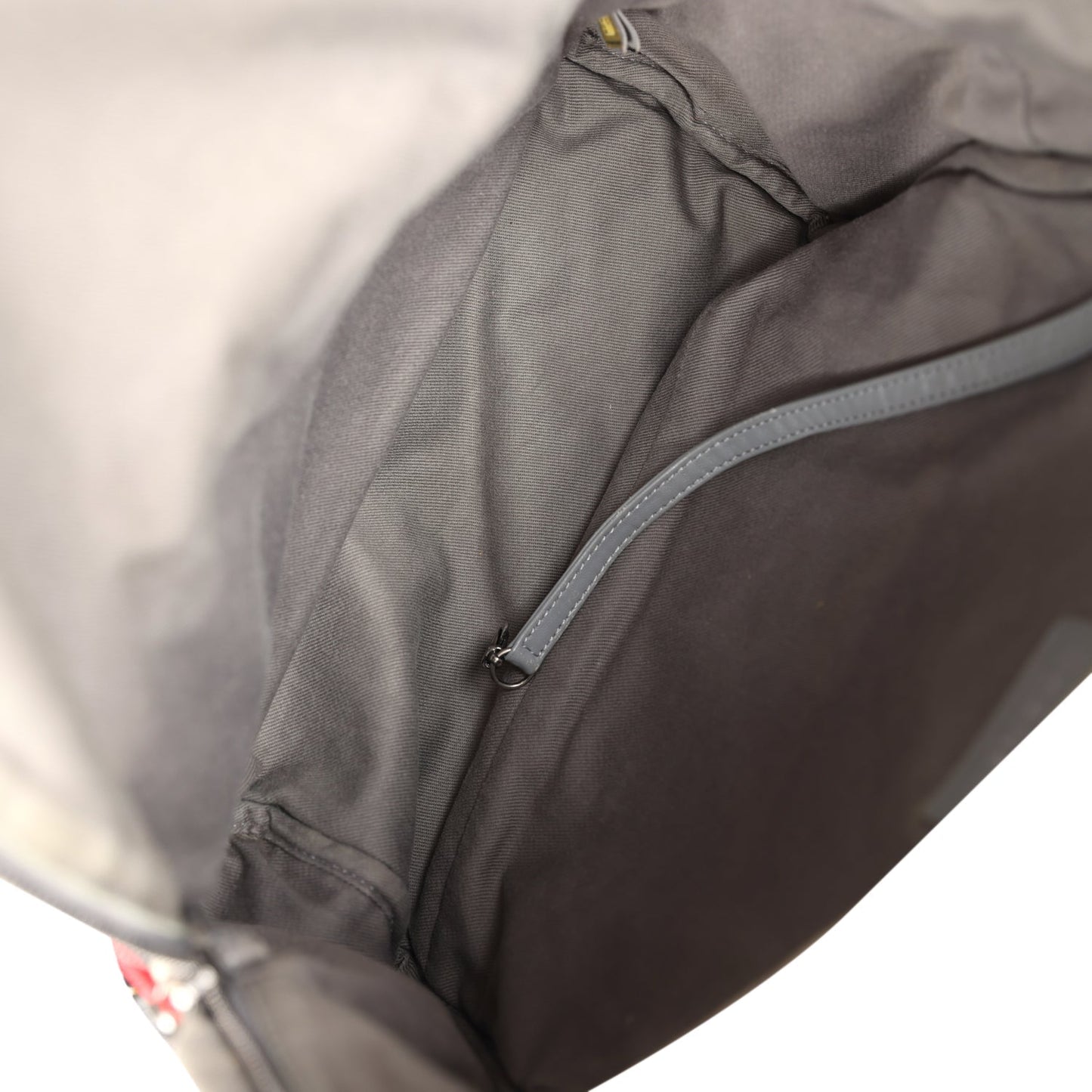 Chanel Graffiti Backpack Grey Multicolored Canvas Silver Hardware