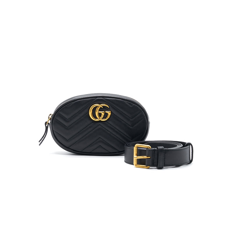 Gucci GG Marmont Matelassé Leather Belt Bag Size 85