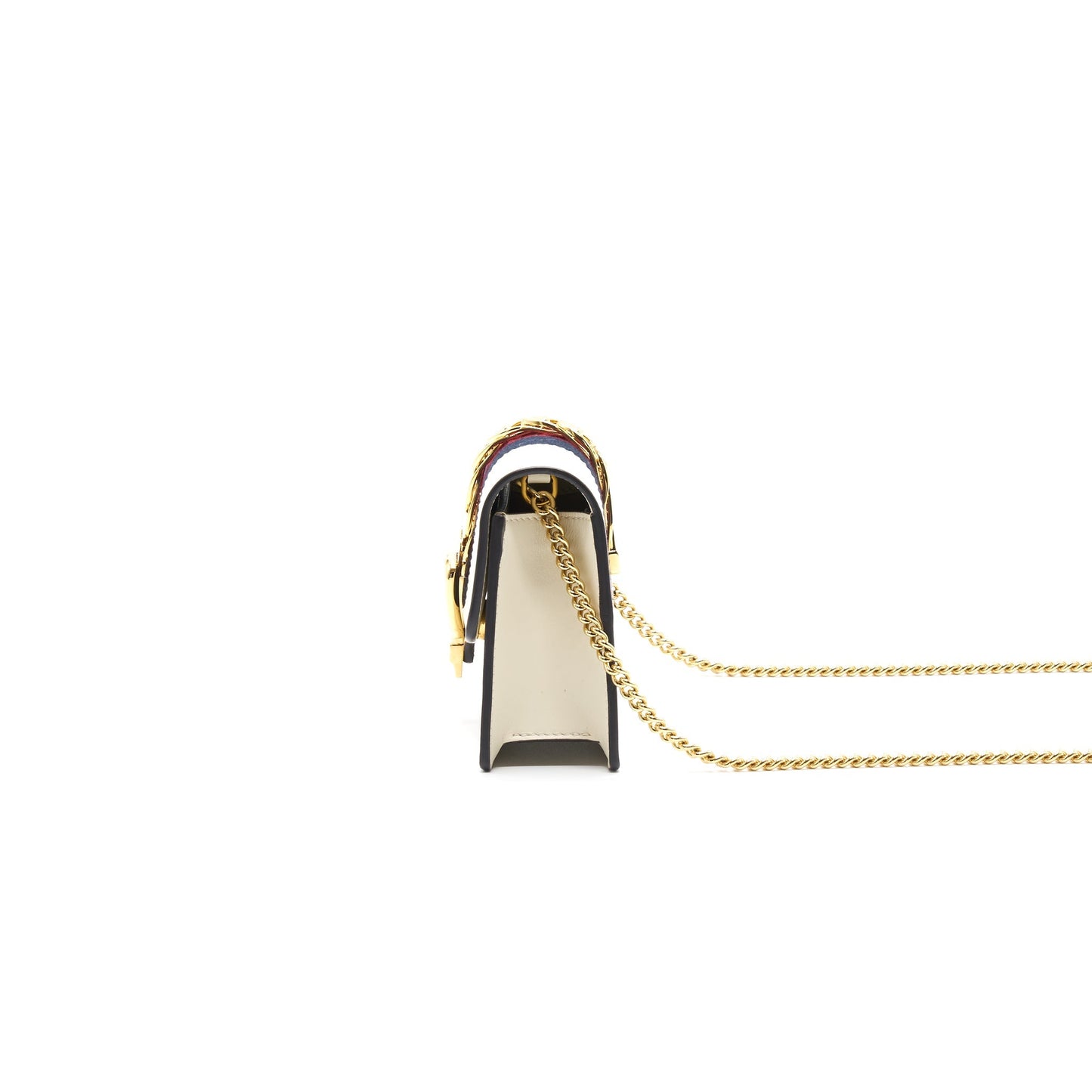 Gucci Sylvie Super mini Bag white with