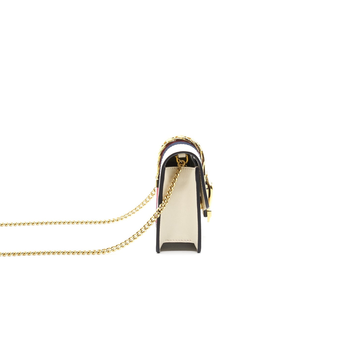 Gucci Sylvie Super mini Bag white with