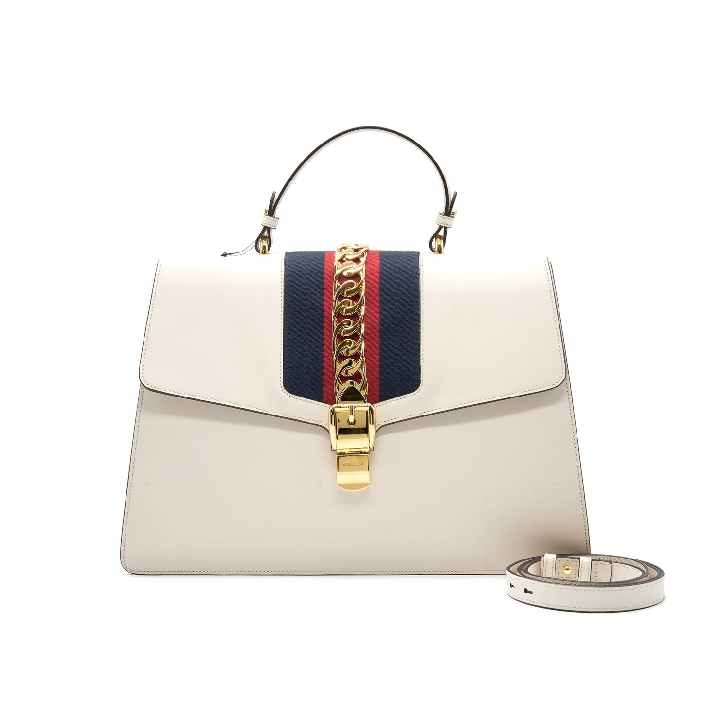 Gucci Sylvie Large tote bag white