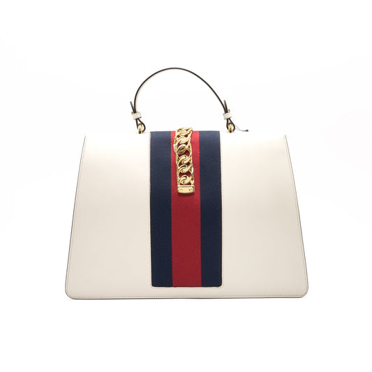 Gucci Sylvie Large tote bag white