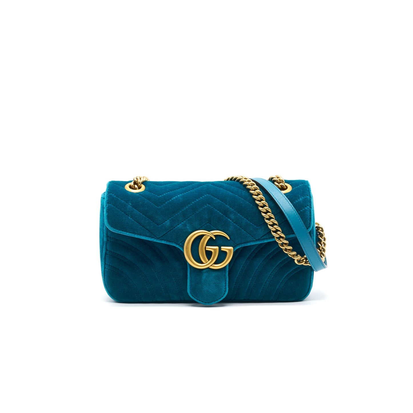 Gucci Velvet small GG Marmont Bag