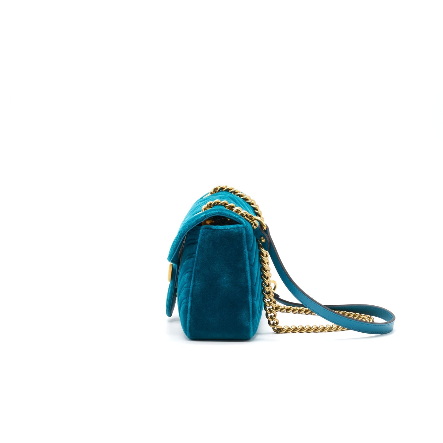 Gucci Velvet small GG Marmont Bag