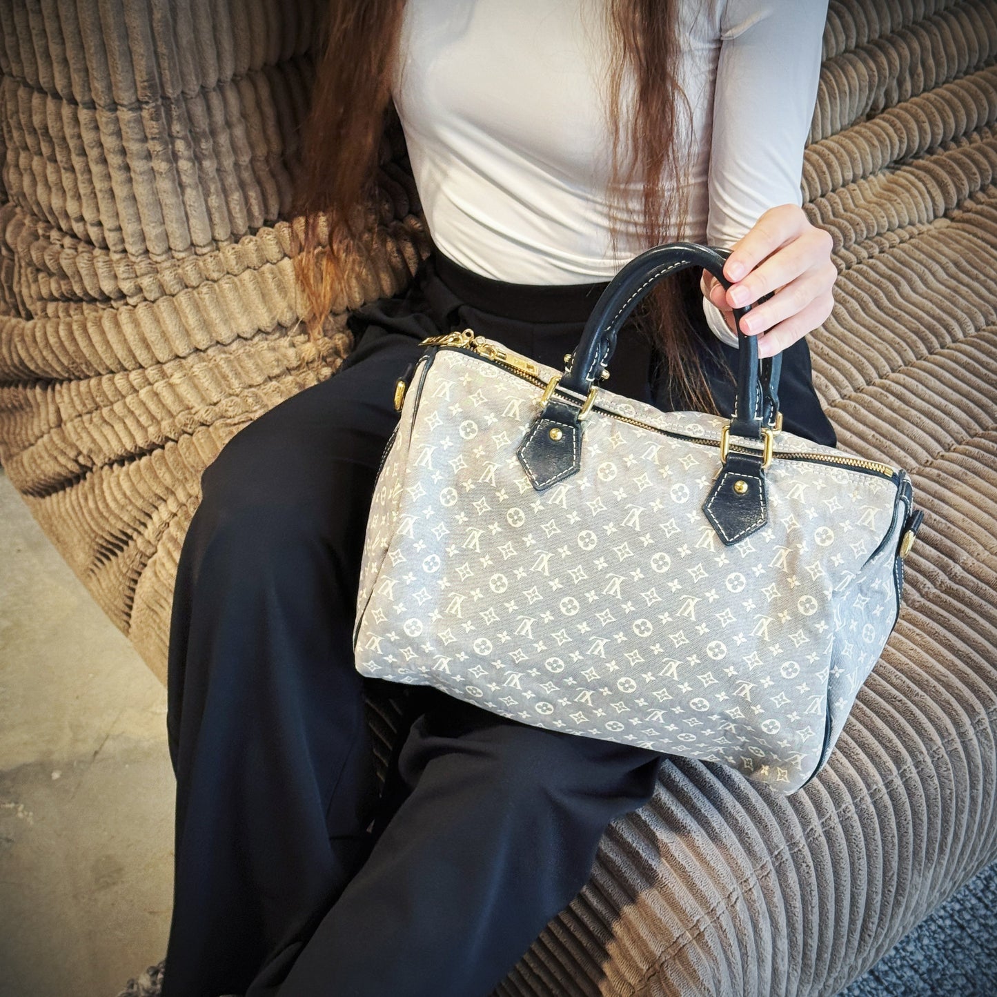 Louis Vuitton Monogram Idylle Speedy Bandouliere 30 TWS