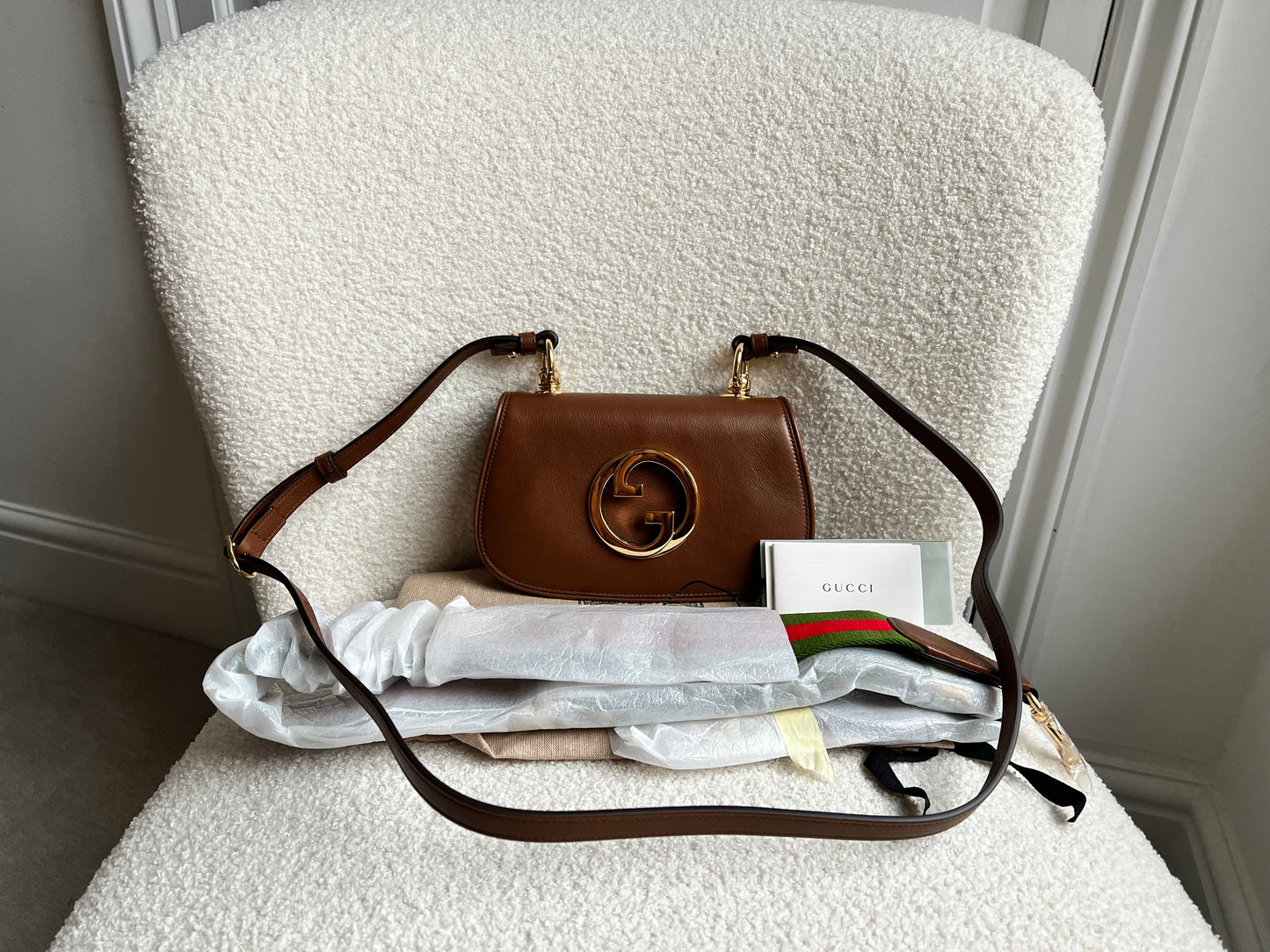 Gucci Tan Blondie Small Shoulder Bag (RRP £1940)