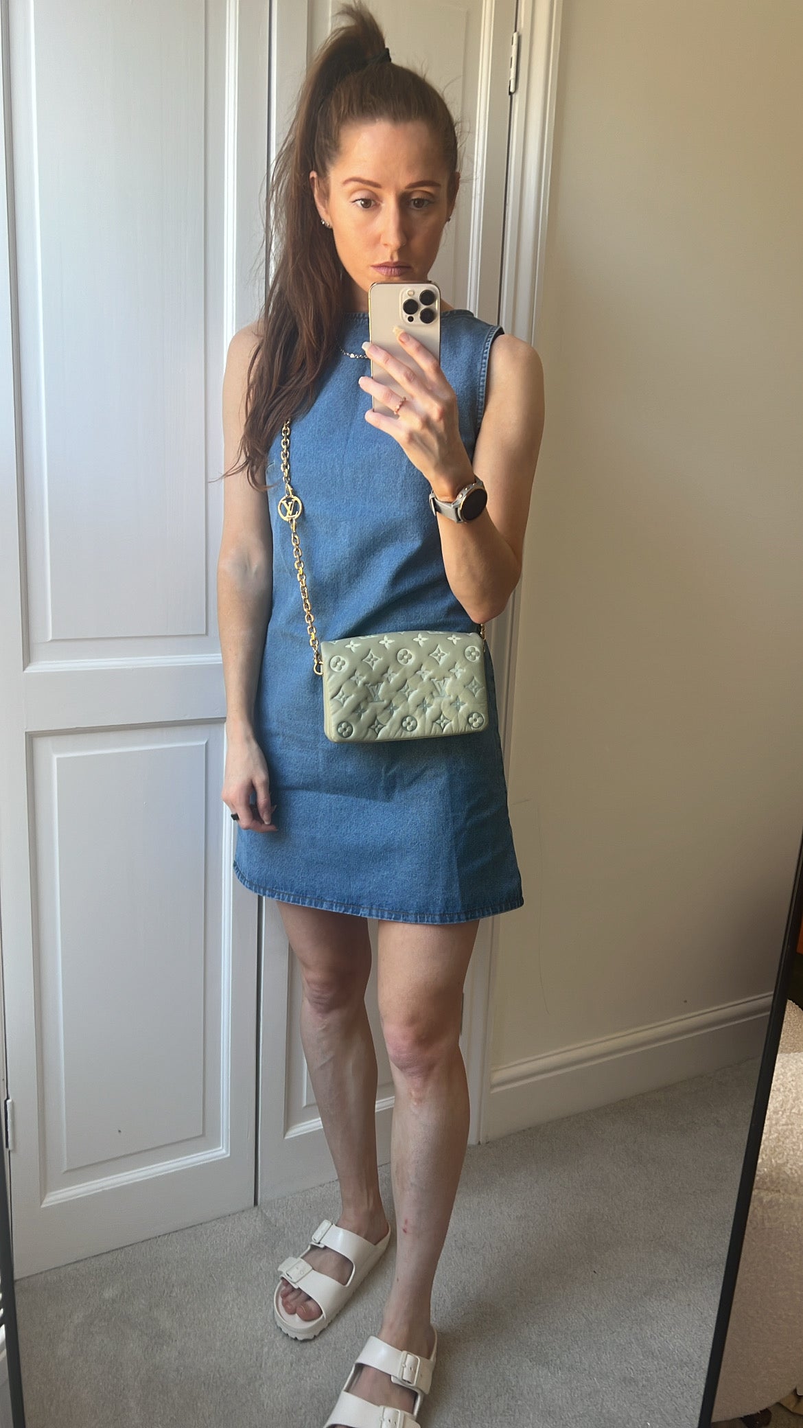 Louis Vuitton Sage Green Coussin Pochette (RRP £2090)