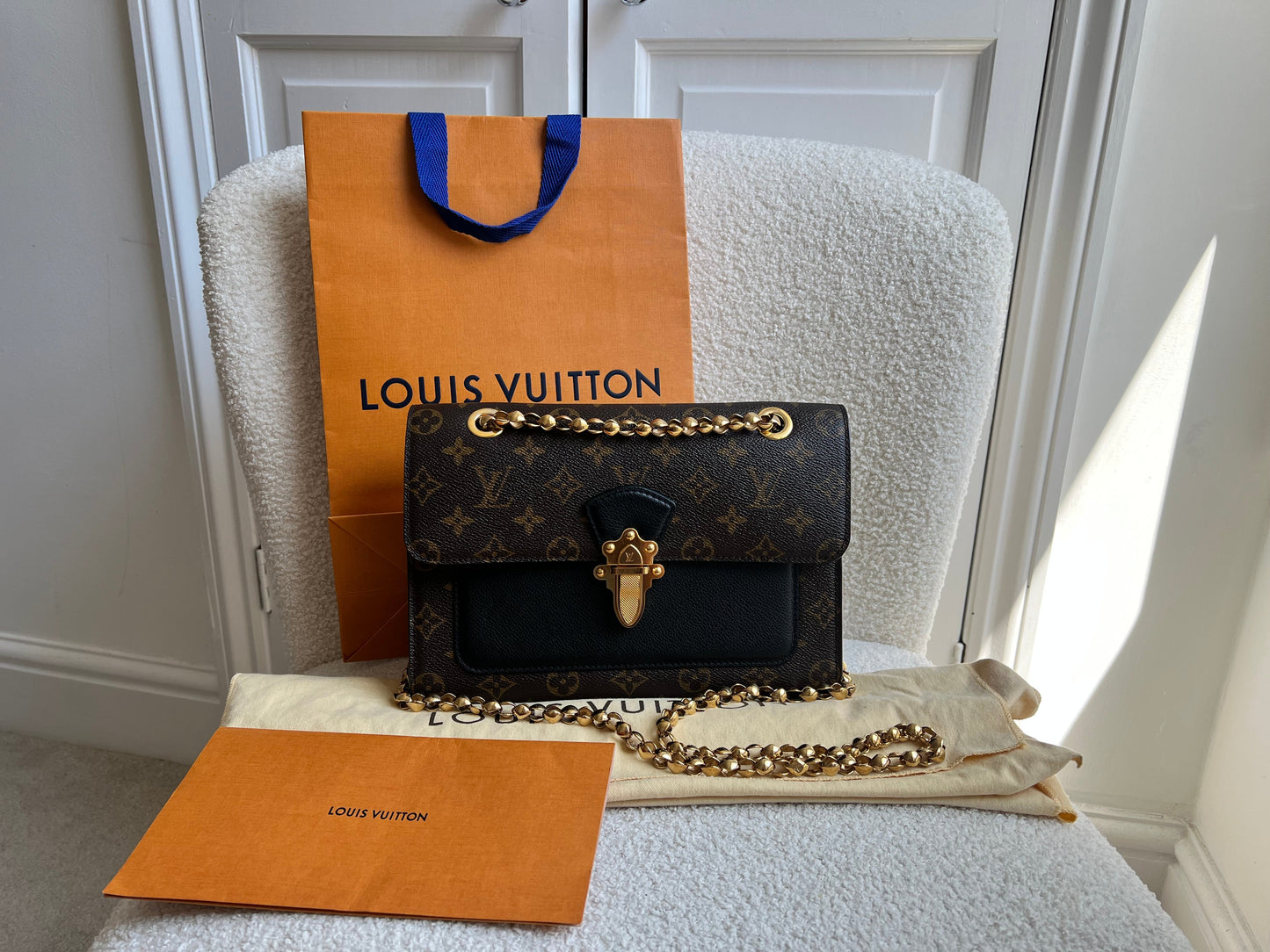 Louis Vuitton Victoire Monogram and Black (RRP £2000)