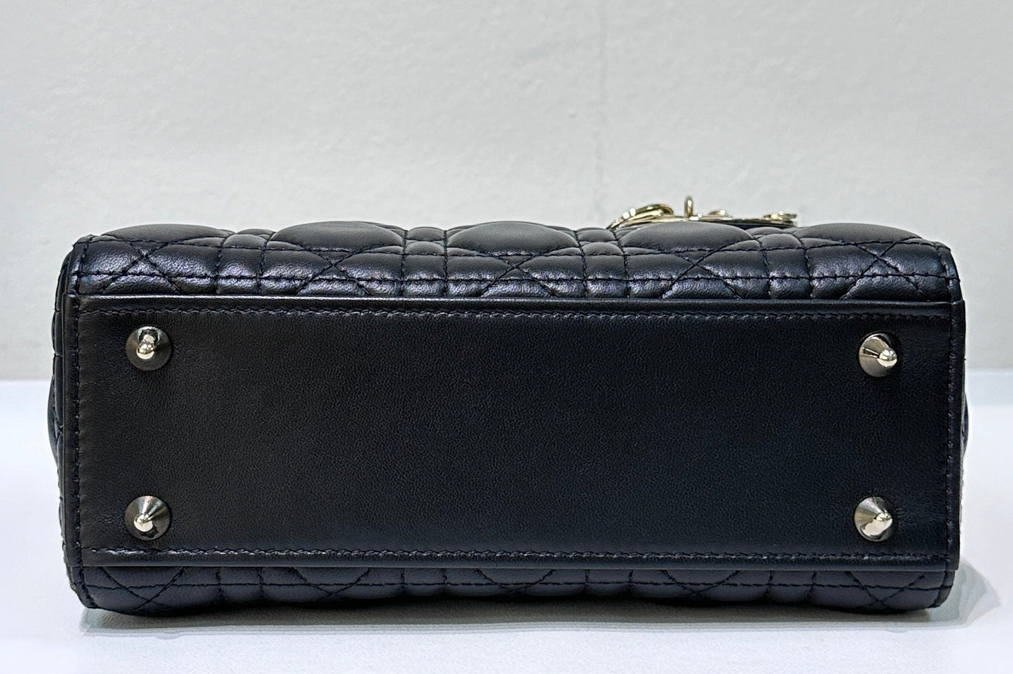 Small Lady Dior My ABC Dior Cannage Lambskin Black