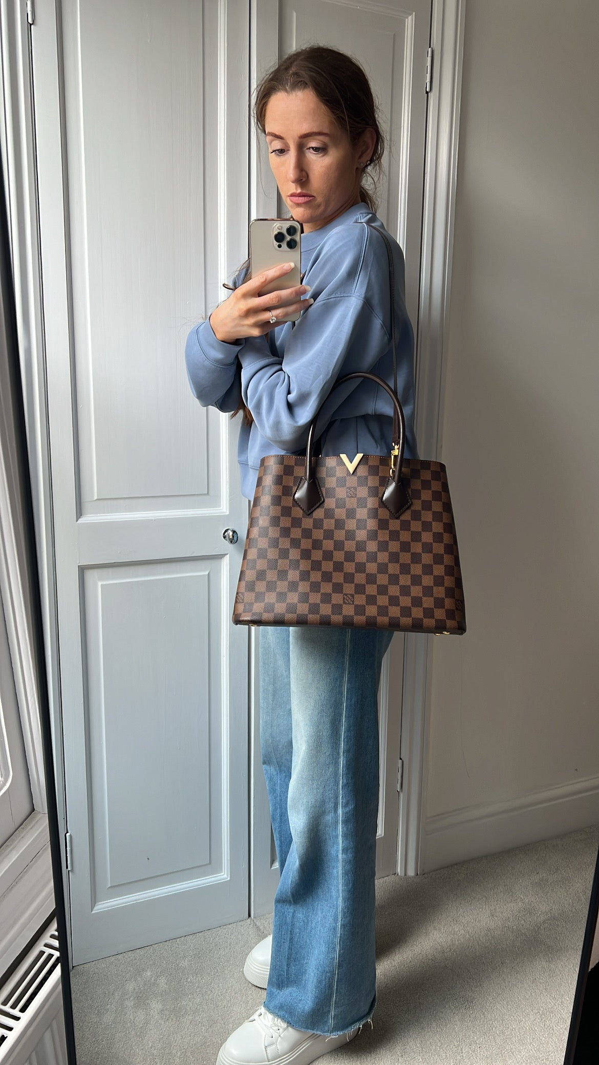 Louis Vuitton Kensington Tote Damier Ebene