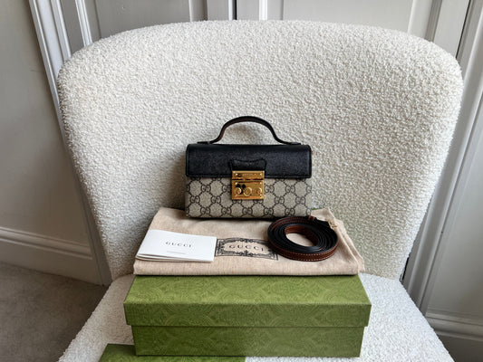 Gucci Mini Padlock Top Handle Shoulder Bag