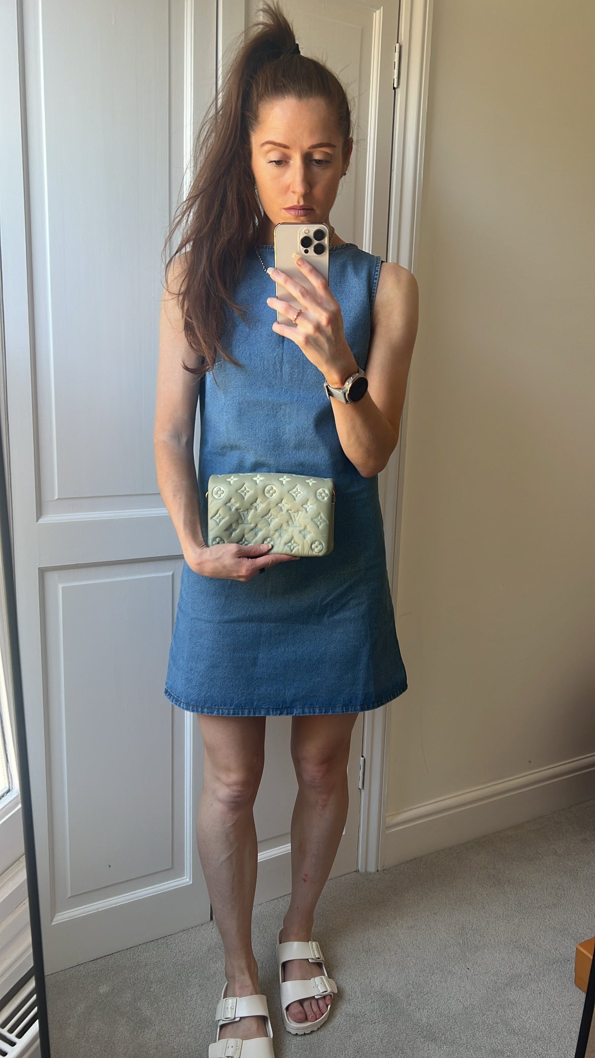 Louis Vuitton Sage Green Coussin Pochette (RRP £2090)