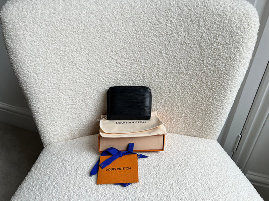 Louis Vuitton Zippy Coin Purse in Black Epi (RRP £390)