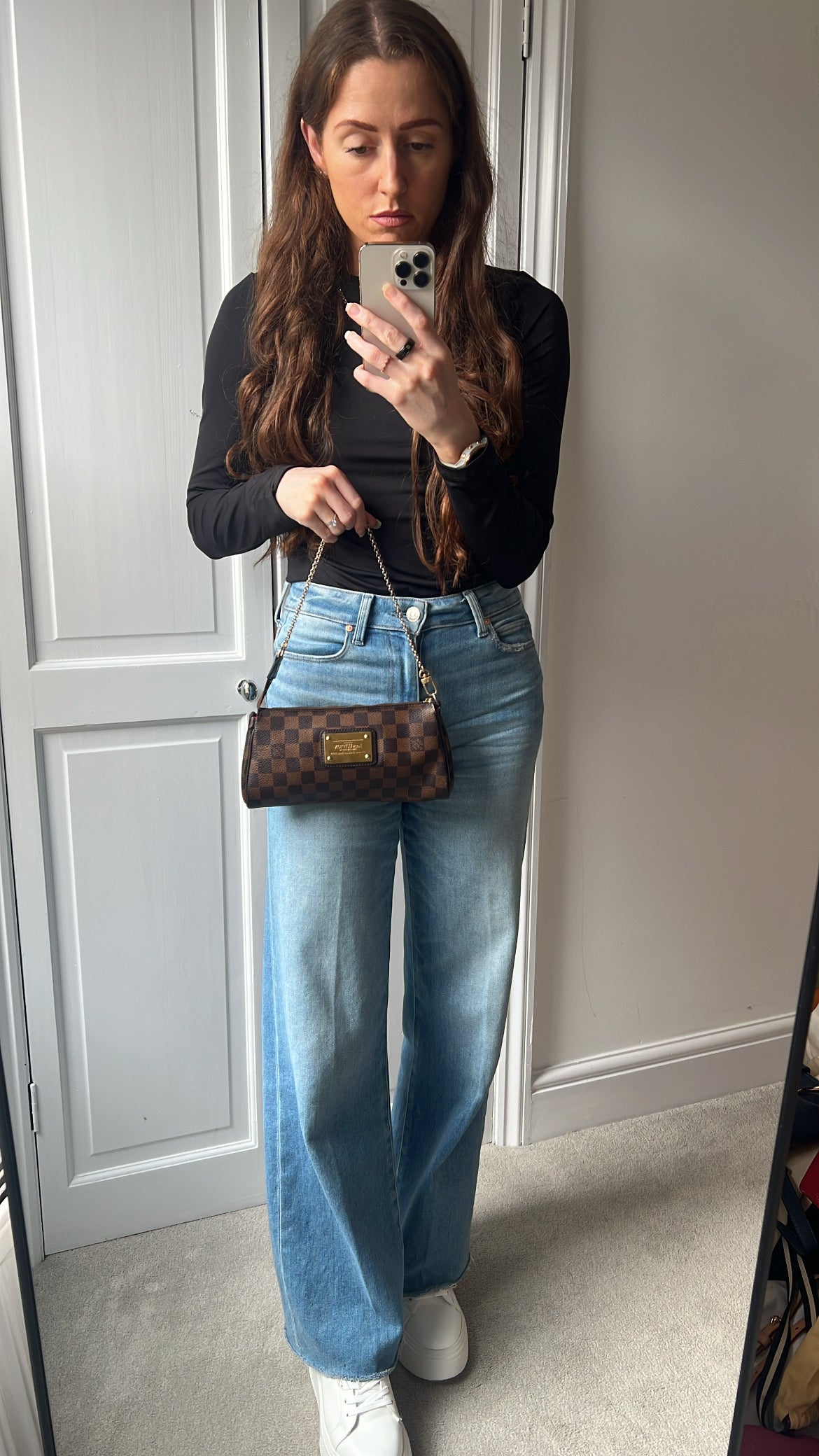 Louis Vuitton Eva Clutch Damier Ebene