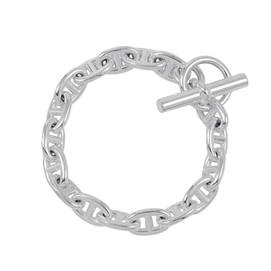 HERMES Chaine d'Ancre Bracelet 17 frames Size MM SV925