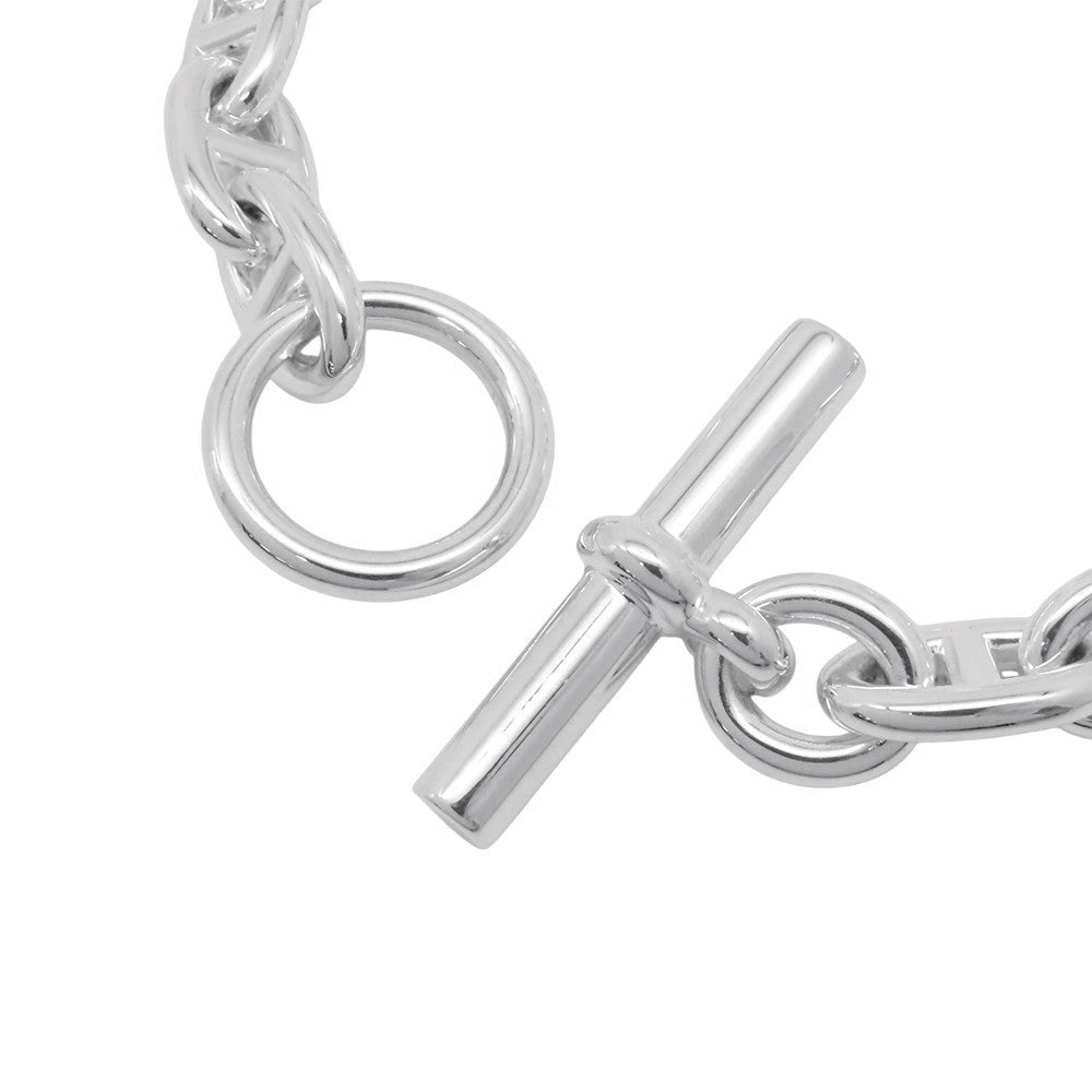 HERMES Chaine d'Ancre Bracelet 17 frames Size MM SV925