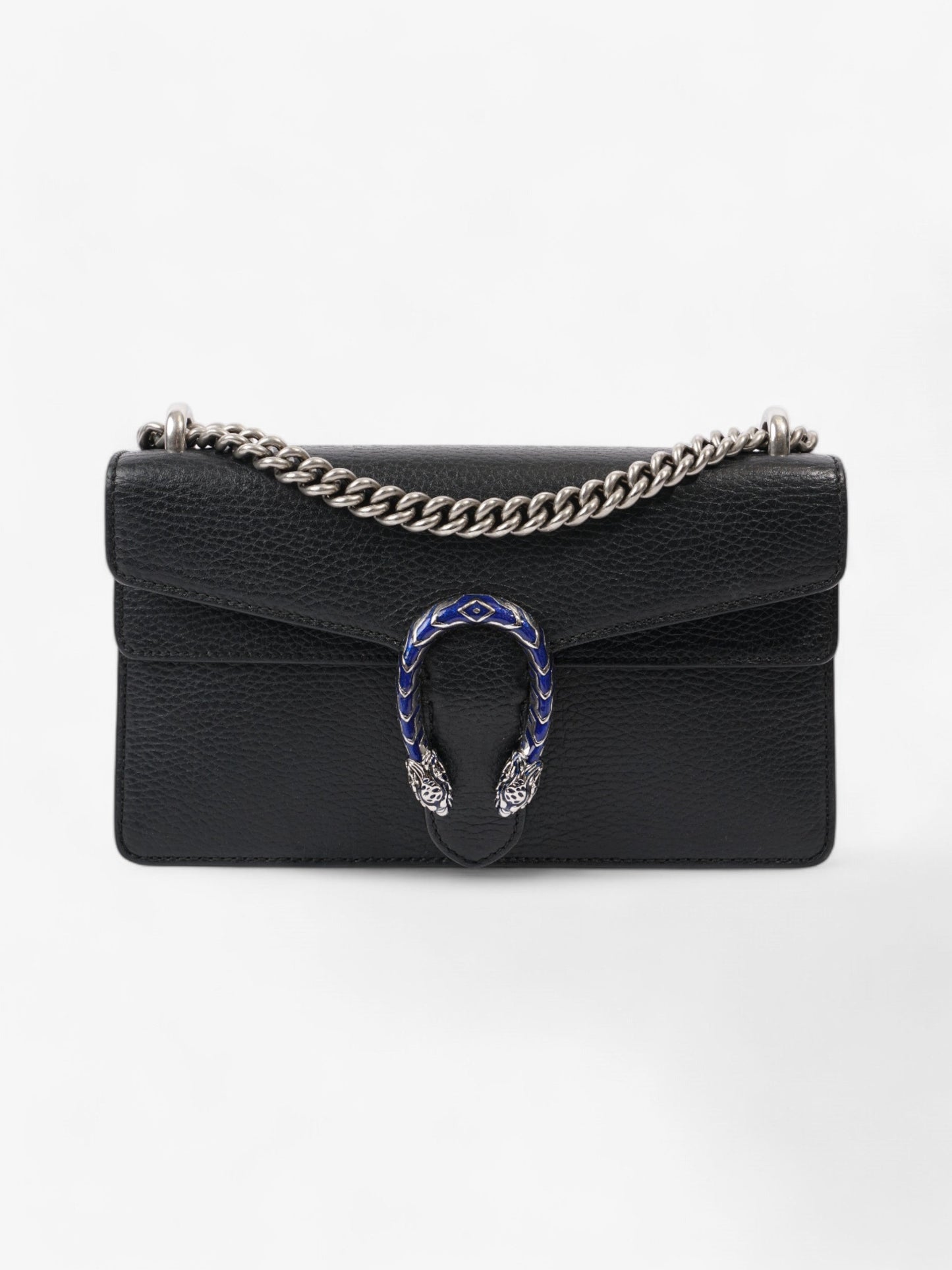 Gucci Dionysus Black / Blue Calfskin Leather Small