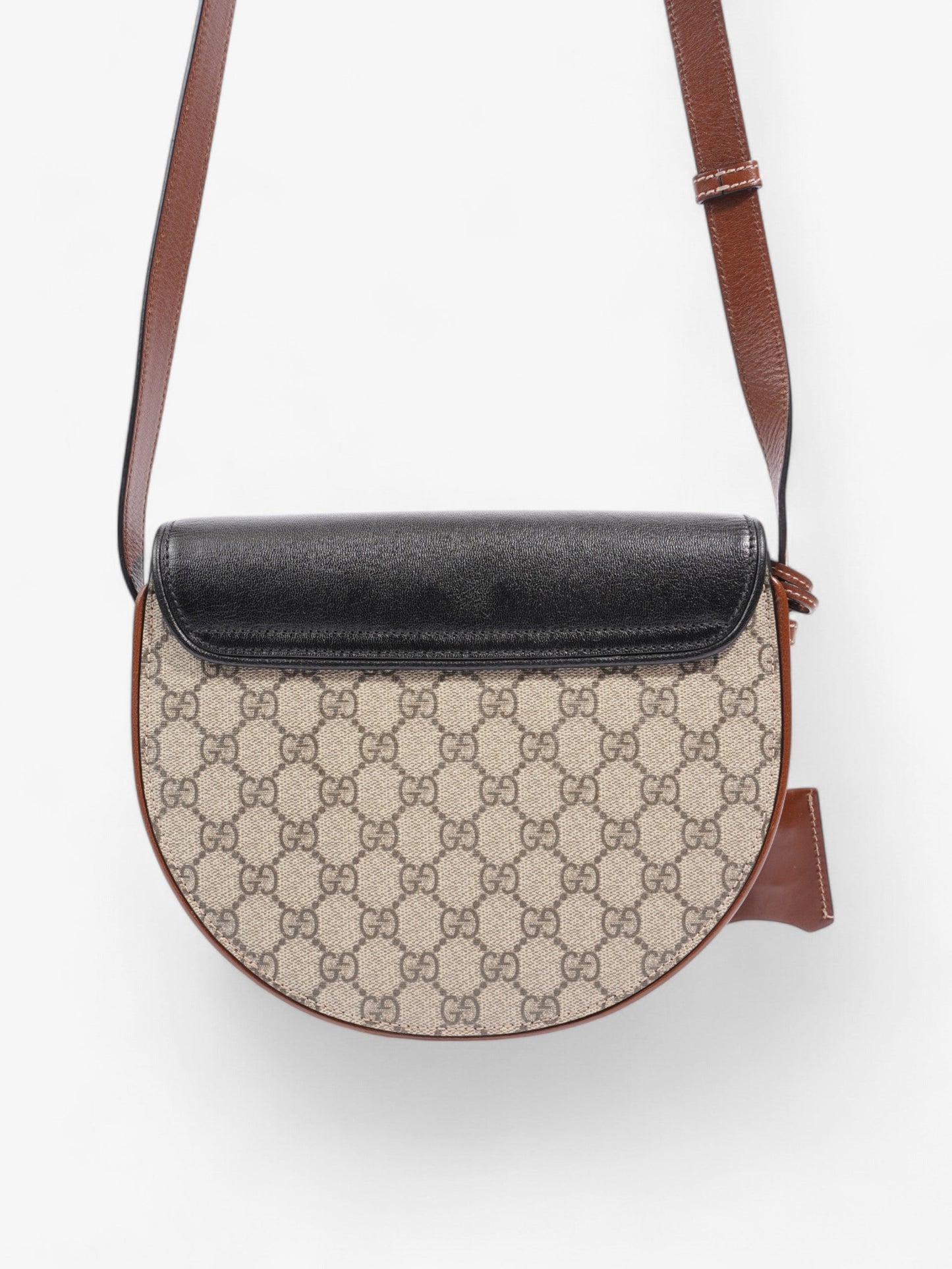 Gucci Padlock Shoulder Bag Black / Supreme Coated Canvas