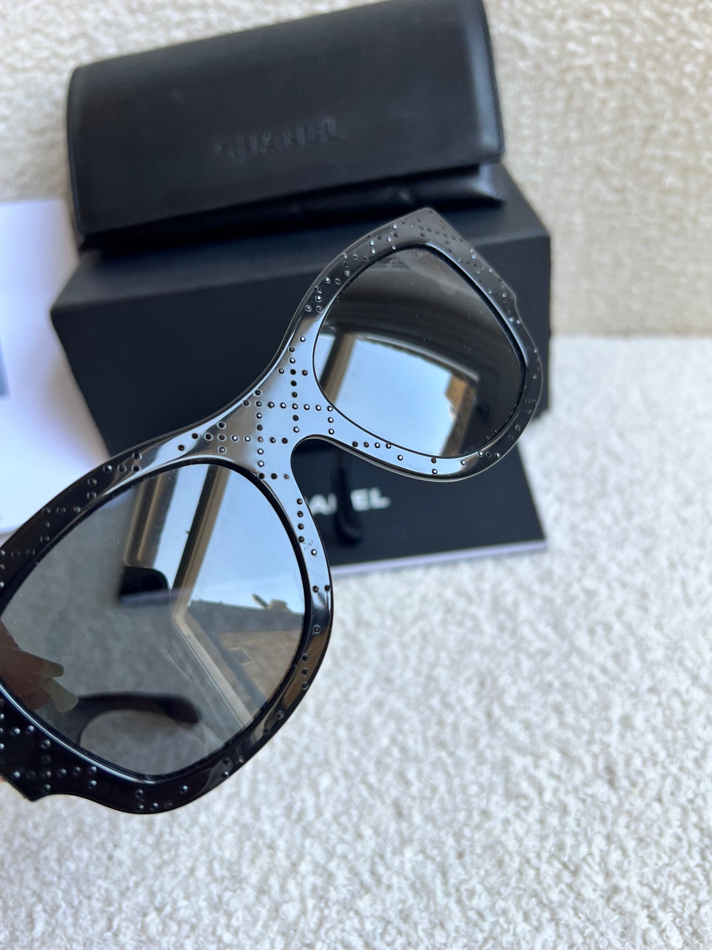 Chanel Black Embellished Sunglasses (RRP £640)