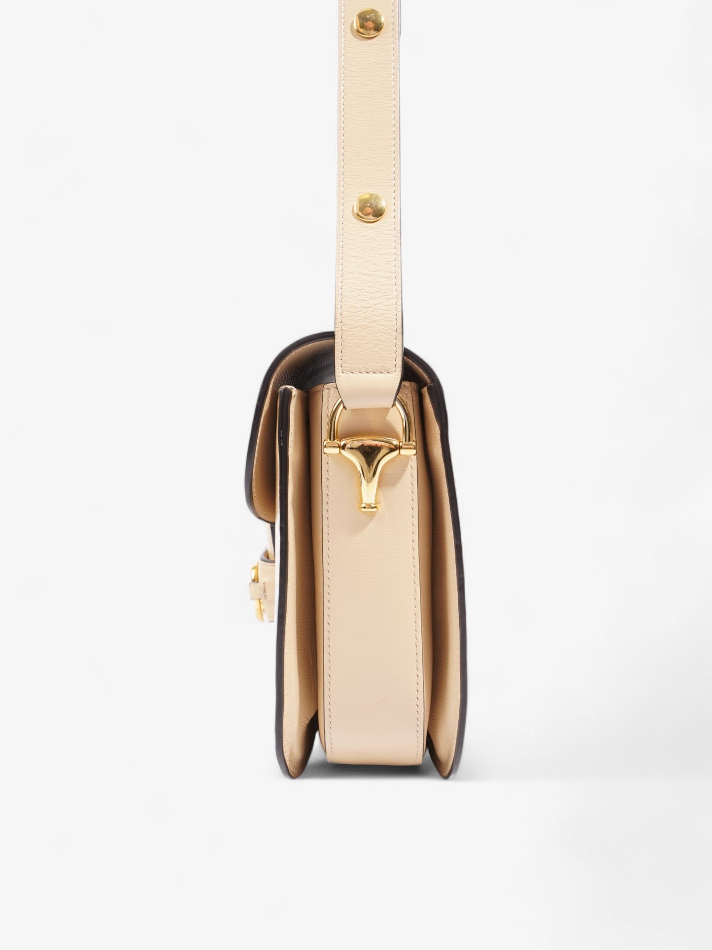 Gucci Horsebit 1955 Beige Leather