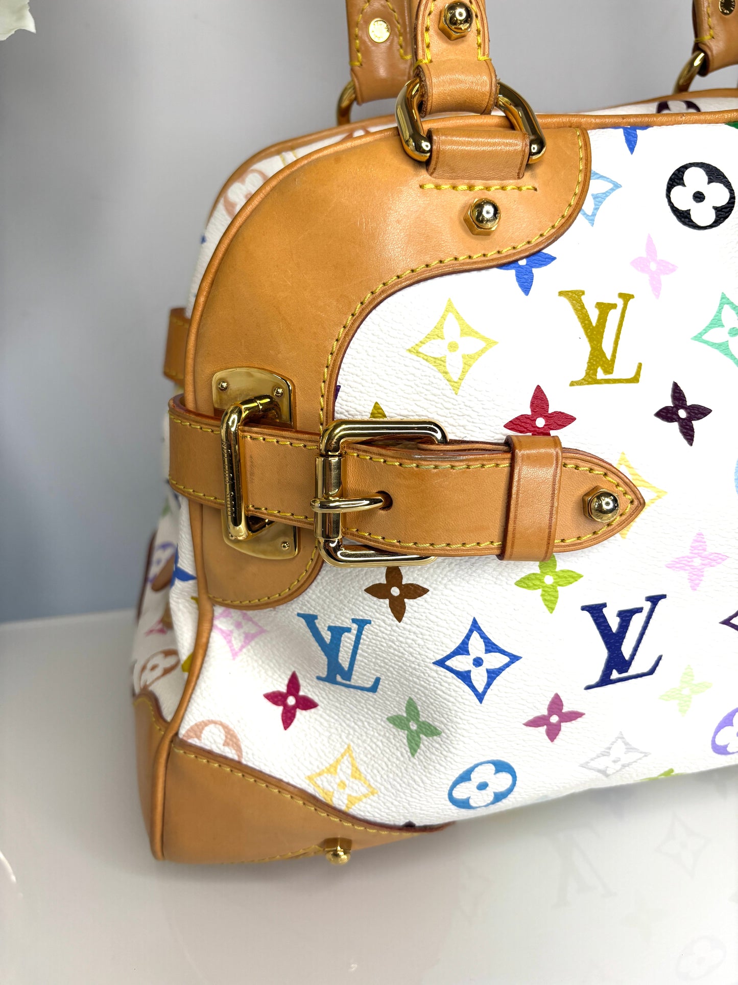 Louis Vuitton Preloved Claudia Multicolour Tote Bag