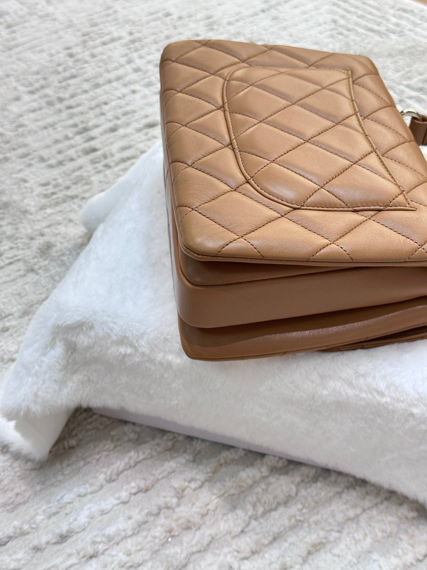 CHANEL  Small Trendy CC  Handle Flap Bag 19K Brown