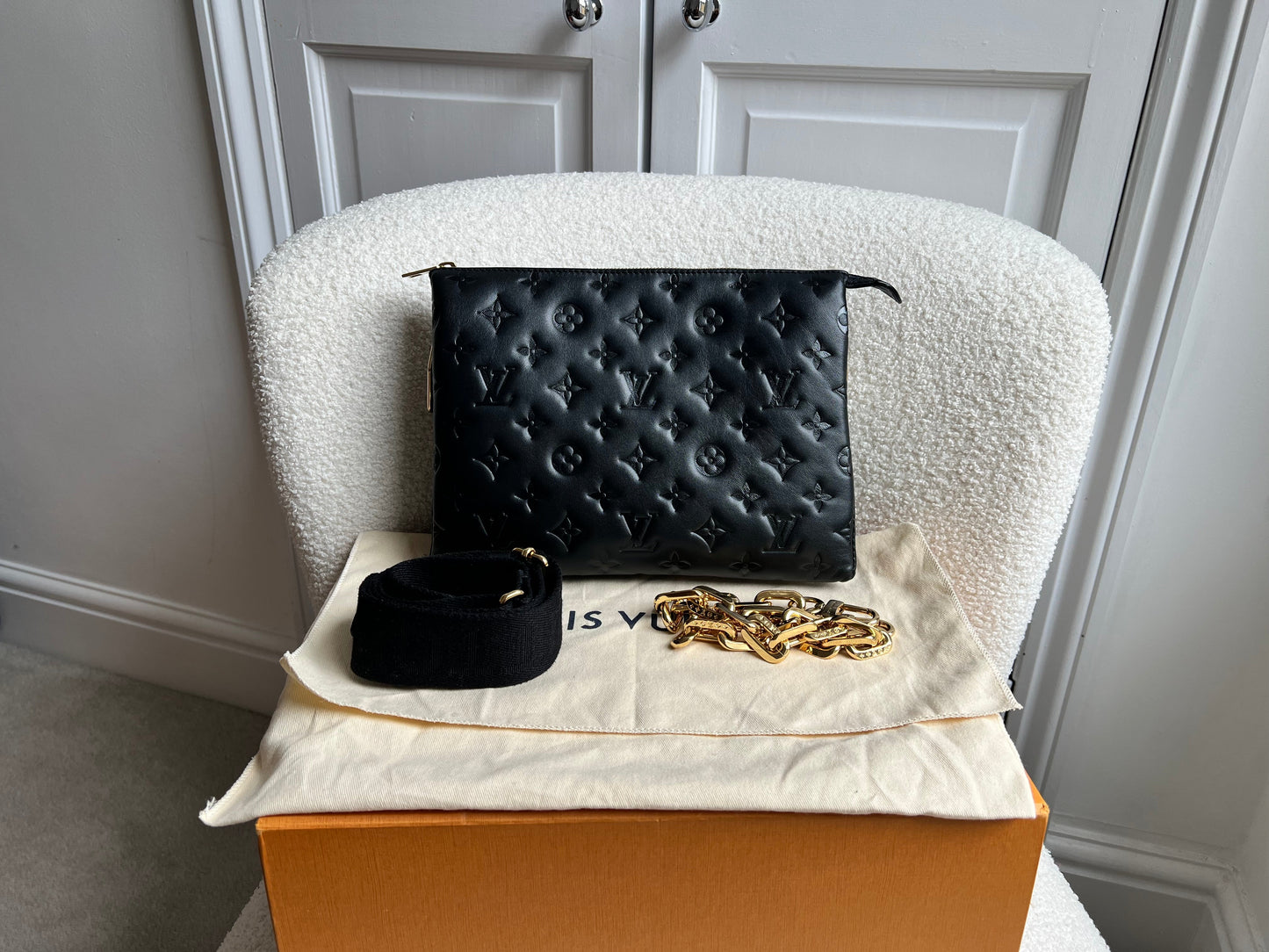 Louis Vuitton Black Coussin PM (RRP £3450)
