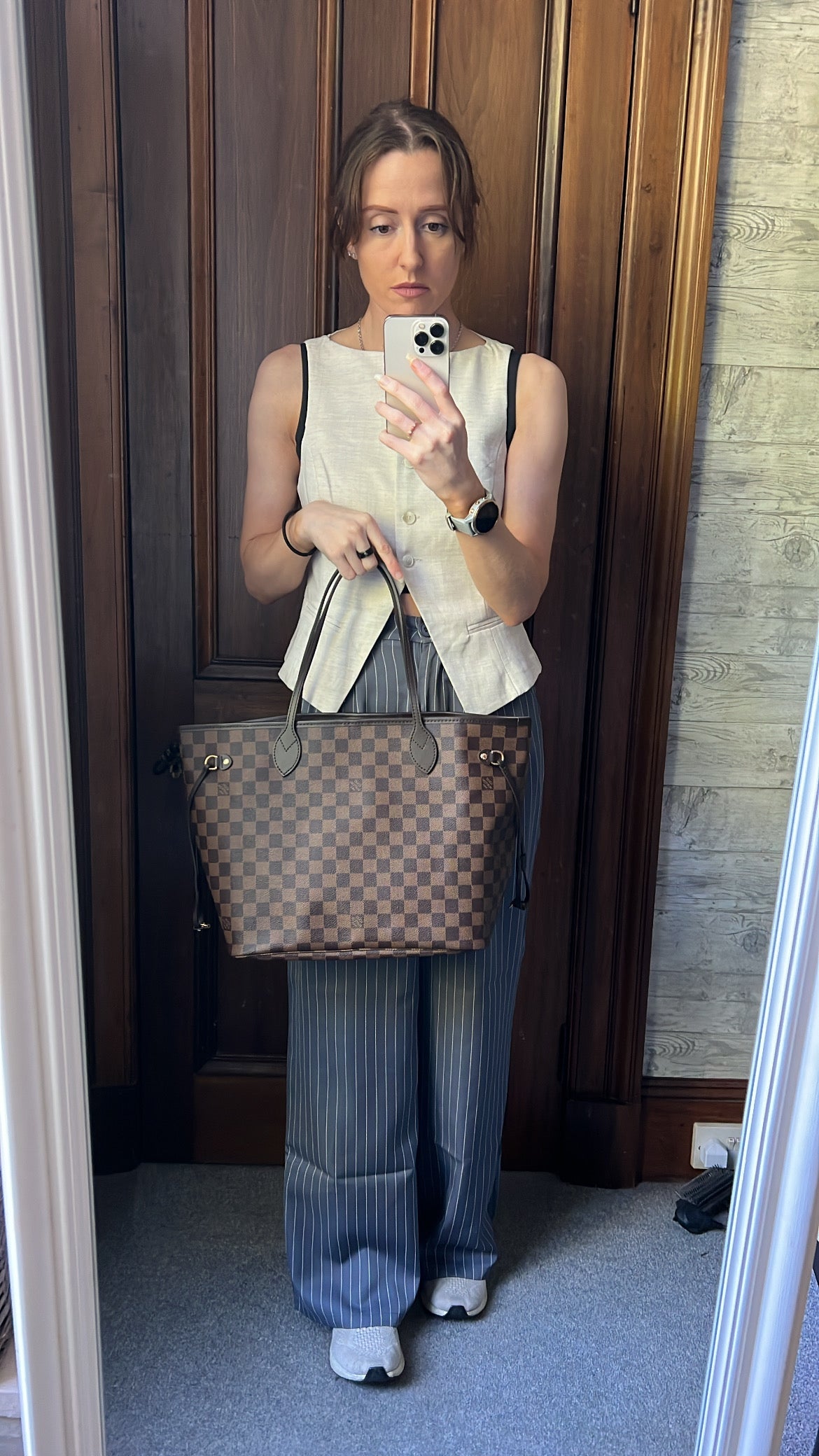 Louis Vuitton Neverfull MM Damier Ebene (RRP £1,410)
