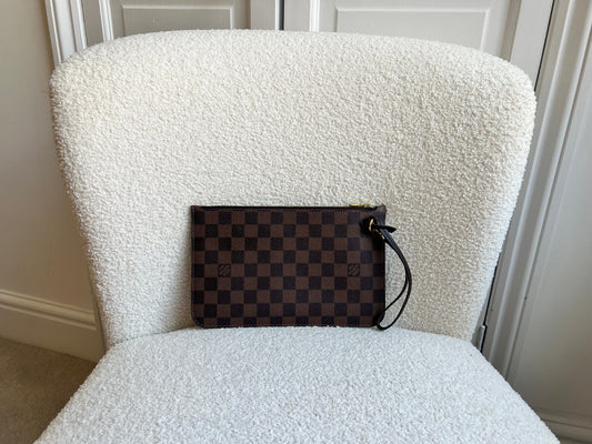 Louis Vuitton Pouch (from Neverfull) in Damier Ebene