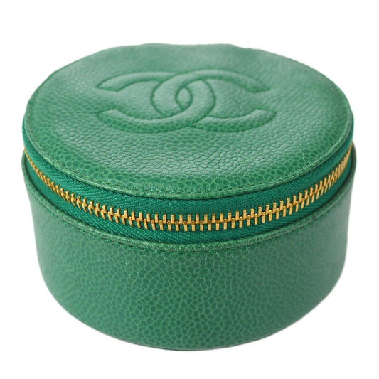 CHANEL TIMELESS CAVIAR LEATHER JEWELRY CASE