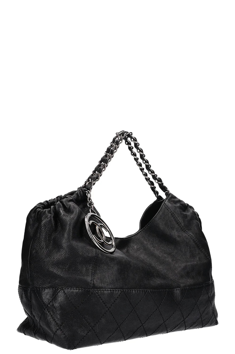 CHANEL CALFSKIN LEATHER COCO CABAS BAG