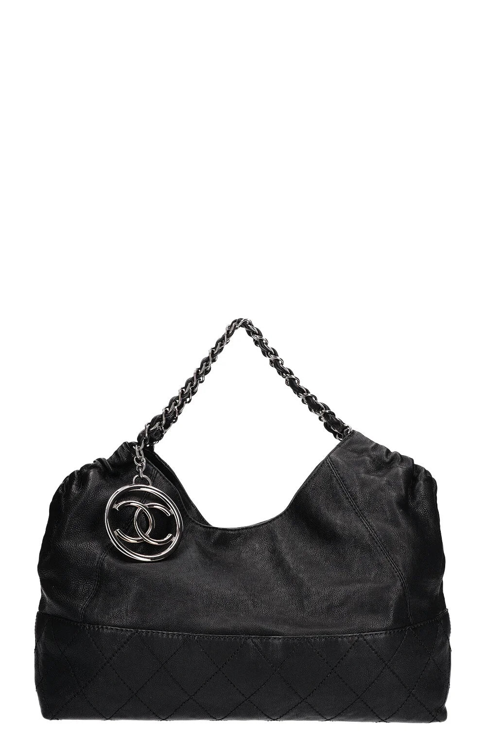 CHANEL CALFSKIN LEATHER COCO CABAS BAG