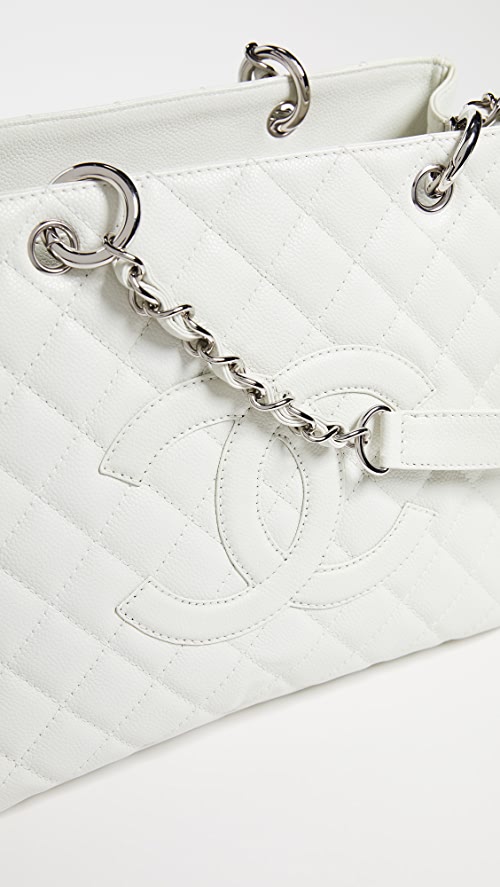 CHANEL CAVIAR QUILTED SHOPPER TOTE BAG