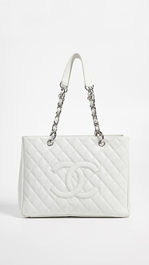 CHANEL CAVIAR QUILTED SHOPPER TOTE BAG
