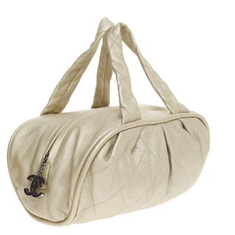 CHANEL CAVIAR QUILTED LEATHER LE MARAIS BOWLER BAG