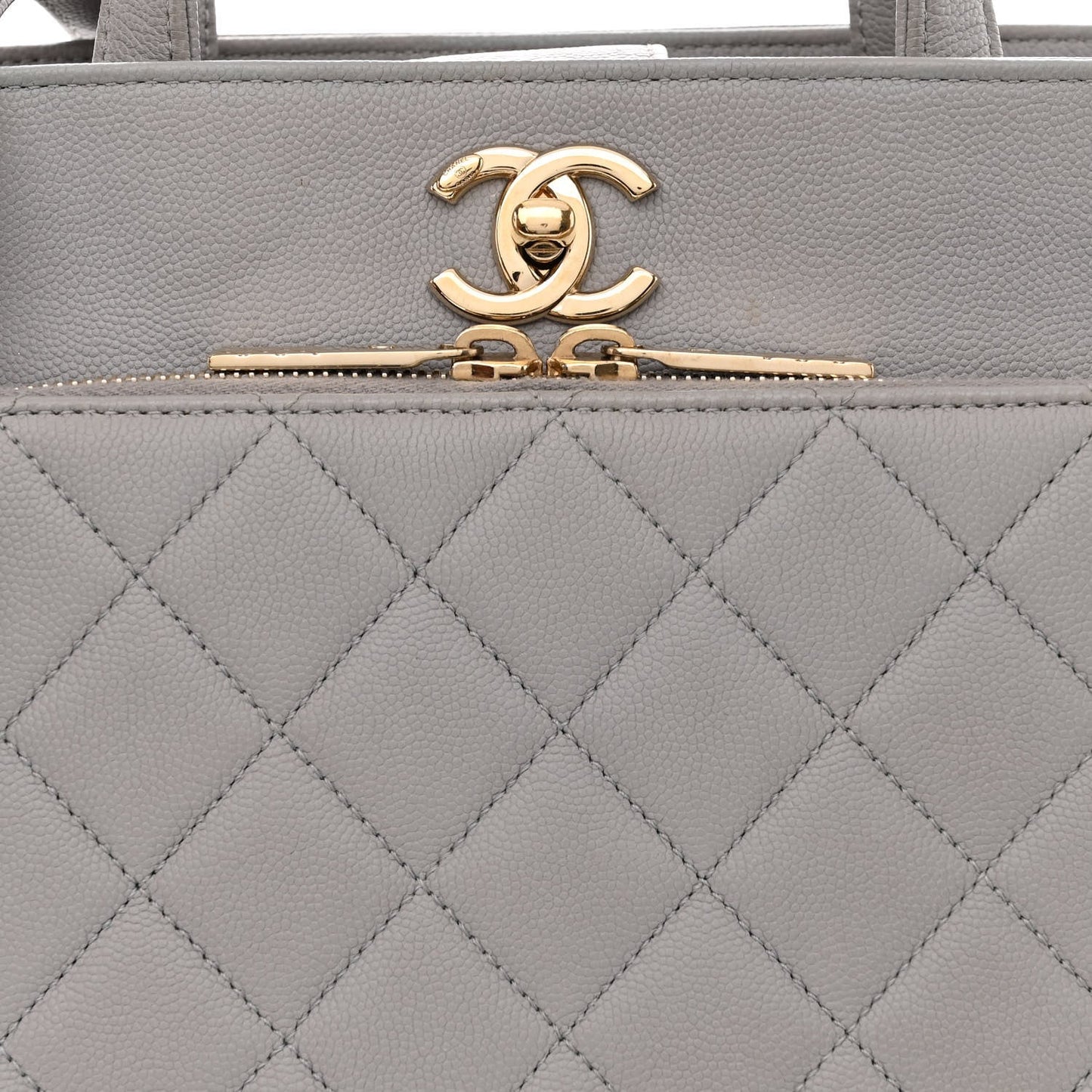 CHANEL CAVIAR QUILTED SMALL BUSINESS AFFINITY SHOPPING TOTE