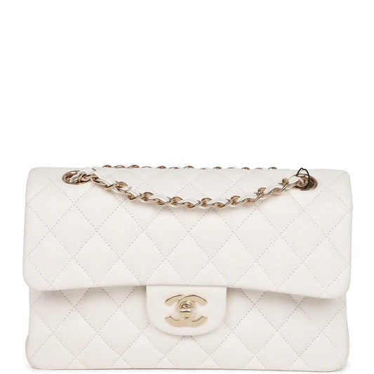 CHANEL CAVIAR QUILTED SMALL CLASSIC DOUBLE FLAP BAG
