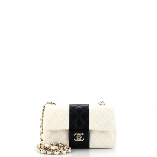 CHANEL LAMBSKIN QUILTED MINI FLAP SHOULDER BAG