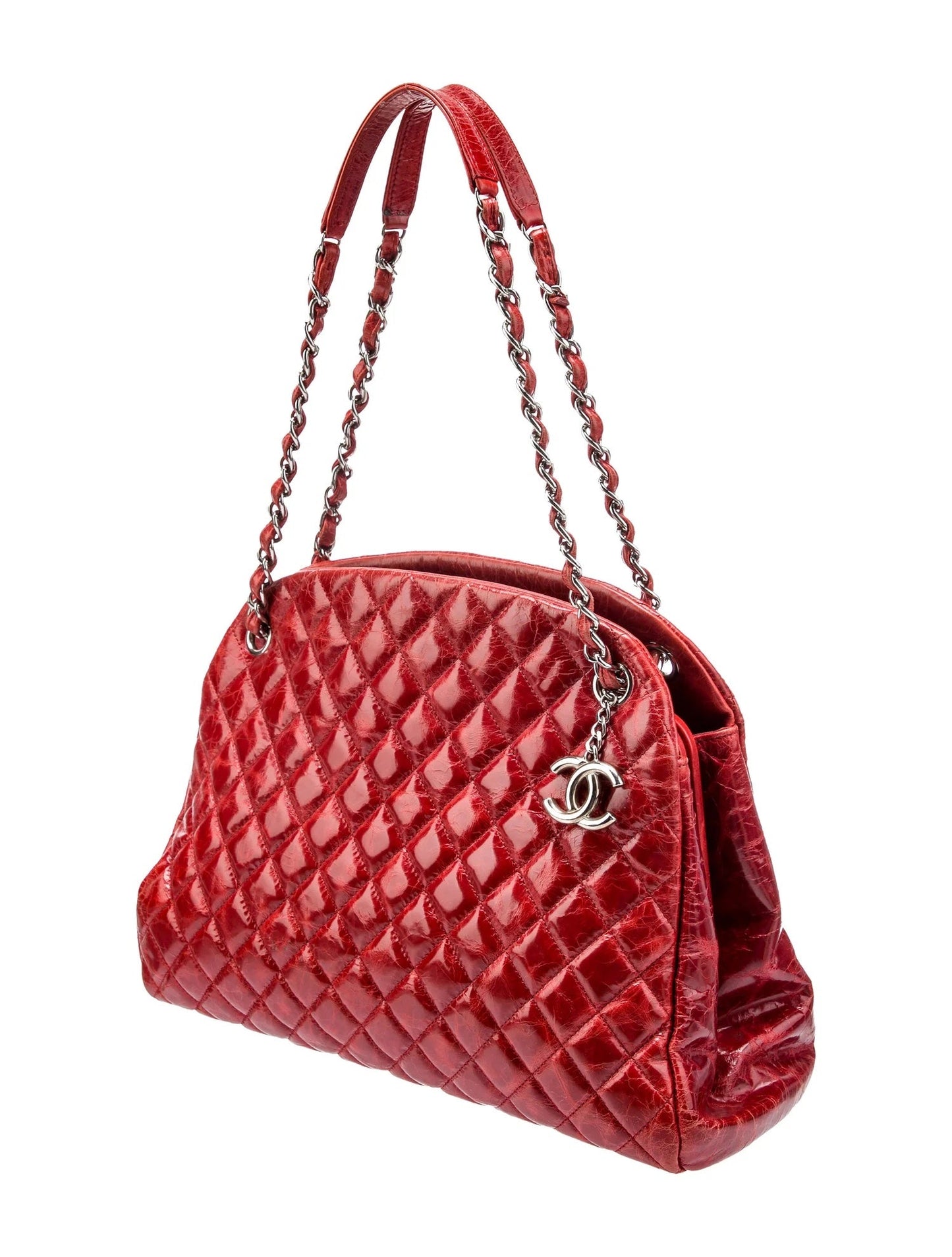 CHANEL CC LARGE QUILTED JUST MADEMOISELLE BOWLING BAG